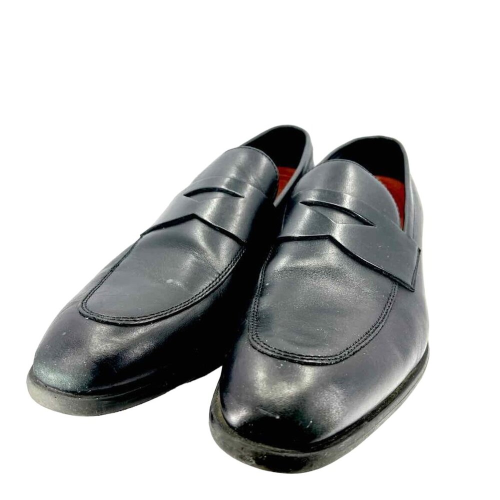 UGG Men's Black Leather Loafers Size 11
